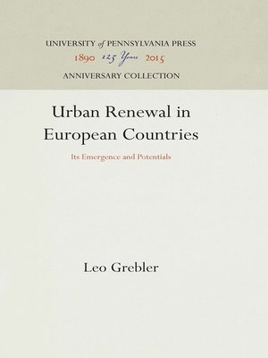 cover image of Urban Renewal in European Countries